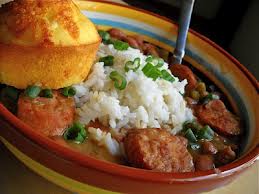 Southern Red Beans and Rice and cornbread